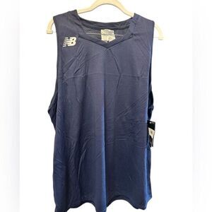 NWT New Balance Men’s Navy Athletic Moisture Wicking NB Dry Tank Top - Size XXL